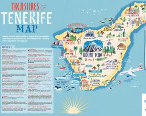 Karta Tenerifa: atrakcije, plaže i mjesta moći