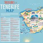 Harta e Tenerife: tërheqjet, plazhet dhe vendet e pushtetit